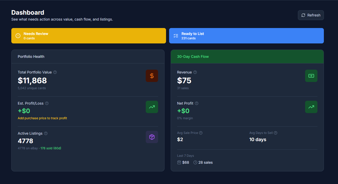 RocketVault — AI-powered eBay listing and lot creation